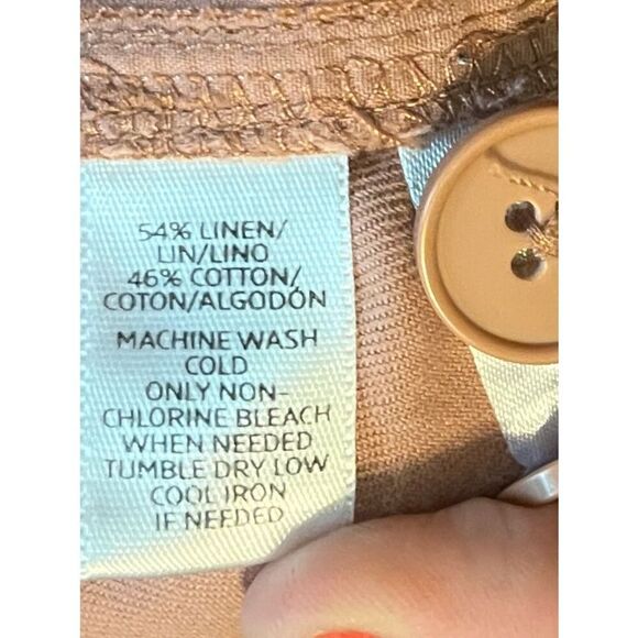 Loft by Ann Taylor Linen pants size 8 - Picture 8 of 12